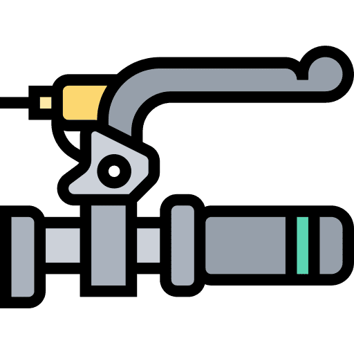 Brake control handlebar brake icon