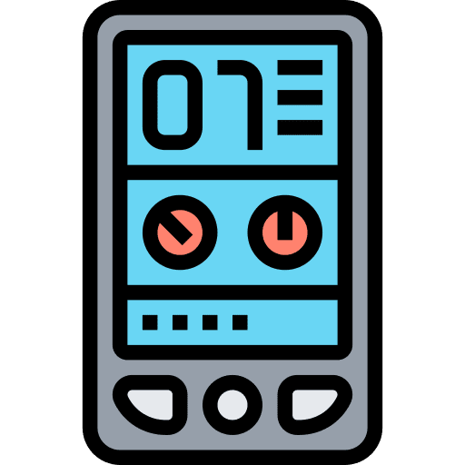 Speedometer bike digital bicycle icon
