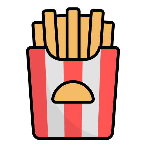 French fries food and restaurant junk food french fries icon