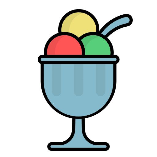 Ice cream ice cream cup food and restaurant summer icon