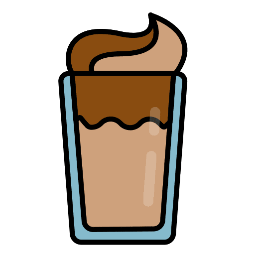 Milkshake drink milkshake glass icon Milkshake drink milkshake glass icon