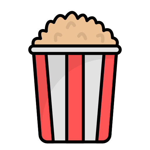 Popcorn cinema popcorn food and restaurant icon Popcorn cinema popcorn food and restaurant icon