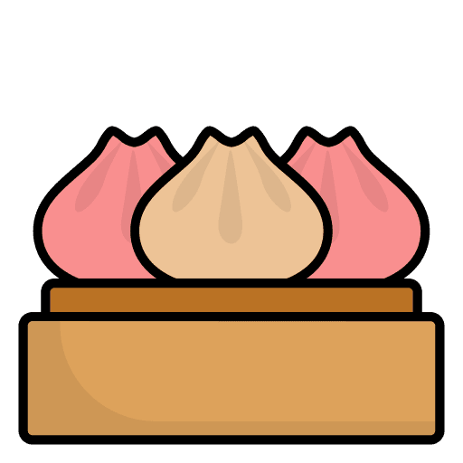 Dumpling sweet china steamed icon Dumpling sweet china steamed icon