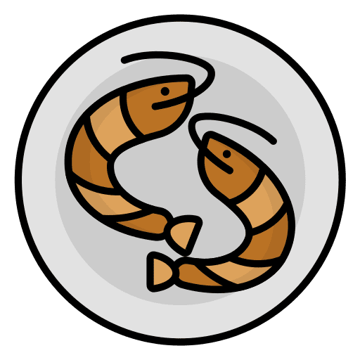 Shrimp shrimp food and restaurant shellfish icon Shrimp shrimp food and restaurant shellfish icon