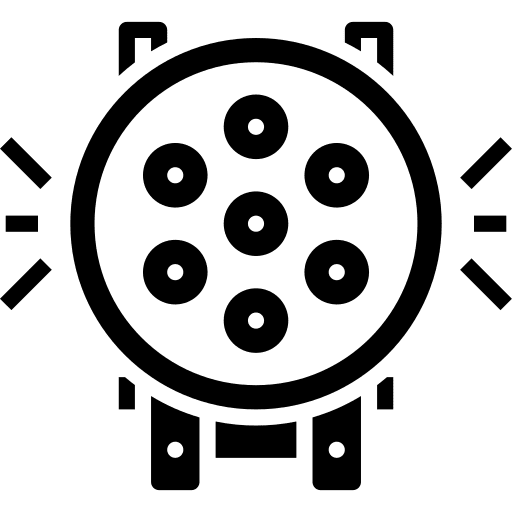 Fog light lamp transportation car icon