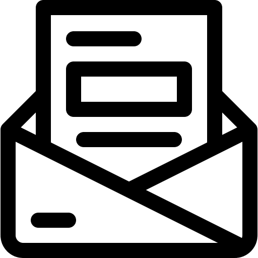 Email envelope message letter icon