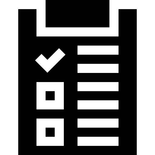 Pass check list criteria transportation icon