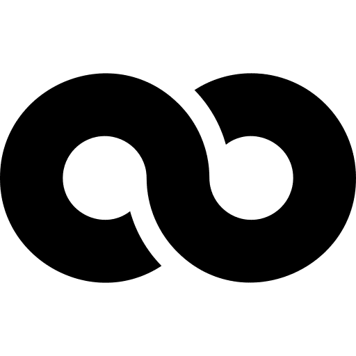 Route infinite road route icon