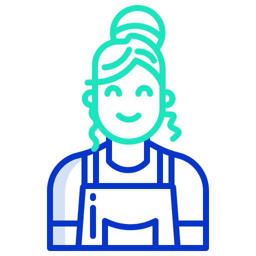 Chef food and restaurant cooking chef icon