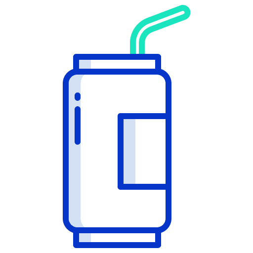 Soda food can sugar icon