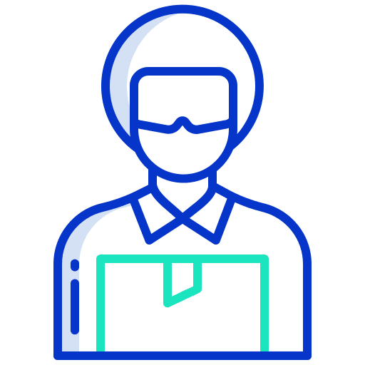 Delivery professions and jobs postman man icon Delivery professions and jobs postman man icon