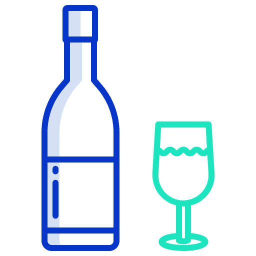 Wine food and restaurant bottle beverage icon Wine food and restaurant bottle beverage icon