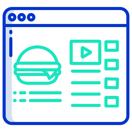 Hamburger online order order take away icon Hamburger online order order take away icon