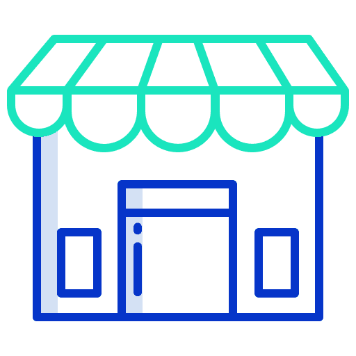 Store restaurant mall shop icon Store restaurant mall shop icon