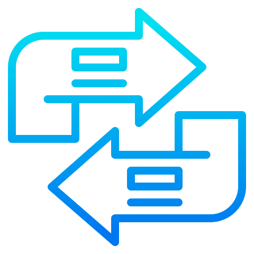 Arrows couple direction left right icon Arrows couple direction left right icon