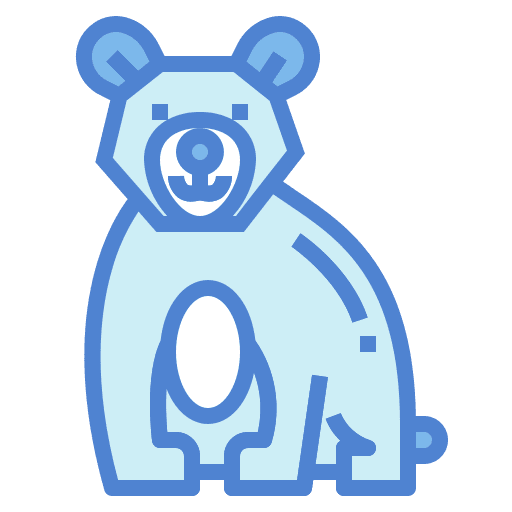Bear mammal bear zoo icon Bear mammal bear zoo icon