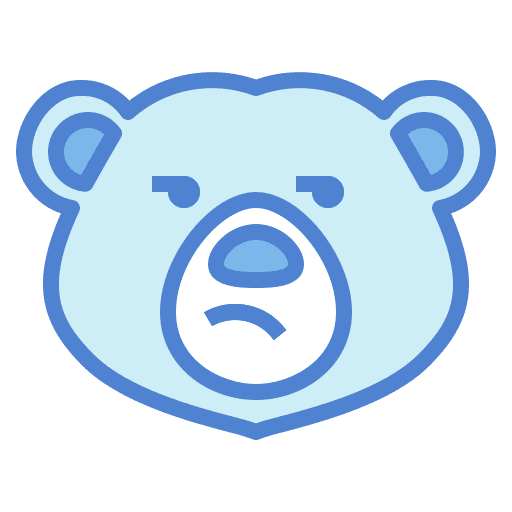 Bear zoo animals smileys icon Bear zoo animals smileys icon