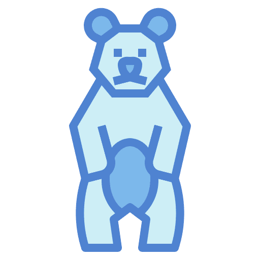 Bear zoo mammal animal icon Bear zoo mammal animal icon
