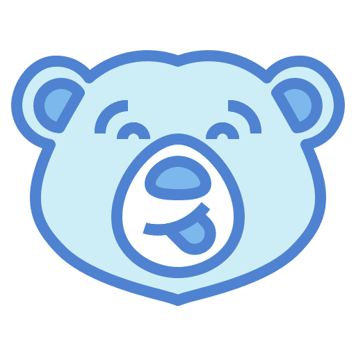 Bear mammal smileys emotions icon Bear mammal smileys emotions icon