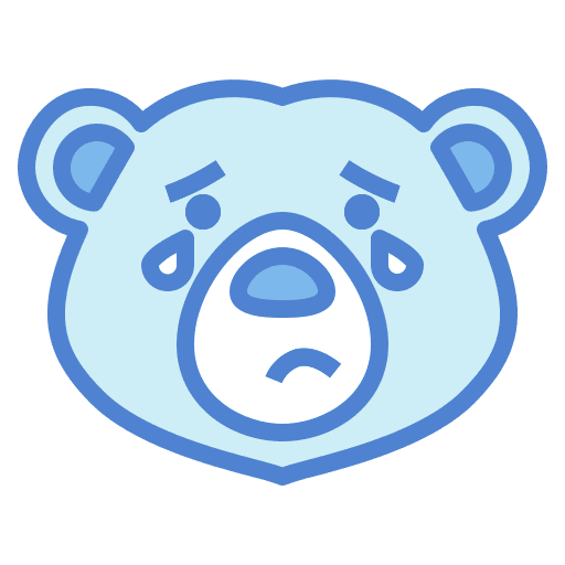 Bear zoo bear sad icon Bear zoo bear sad icon