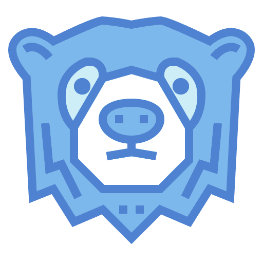 Spectacled bear bear animal mammal icon Spectacled bear bear animal mammal icon