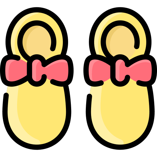 Baby shoes clothes fashion footwear icon Baby shoes clothes fashion footwear icon