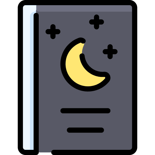 Book book kid and baby bedtime icon