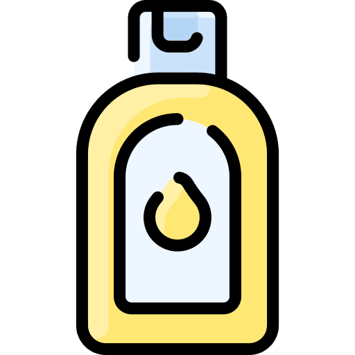 Baby oil gel massage kid and baby icon Baby oil gel massage kid and baby icon