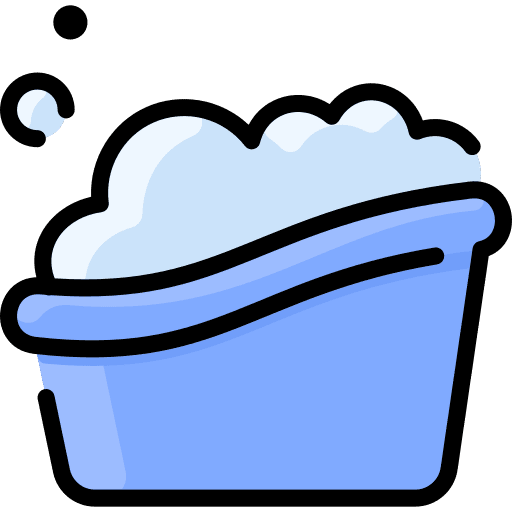 Bath tub bathroom hygiene clean icon Bath tub bathroom hygiene clean icon