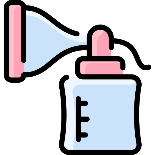 Breast pump feeding bottle tool motherhood icon Breast pump feeding bottle tool motherhood icon