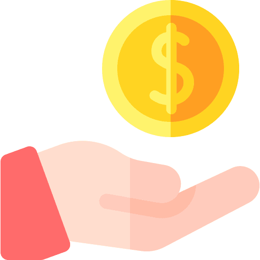 Revenue bank business and finance money icon