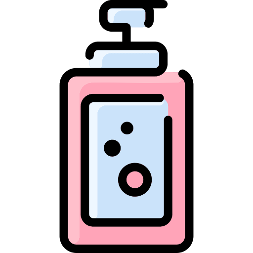 Shampoo bath kid and baby soap icon Shampoo bath kid and baby soap icon