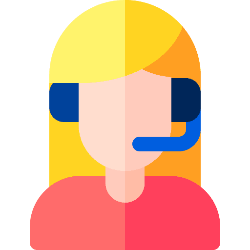 Customer support agent helpdesk support icon Customer support agent helpdesk support icon