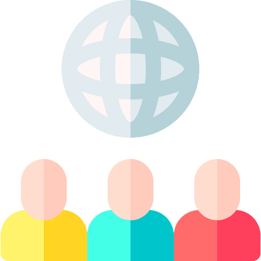 Global delegate globalization business and finance icon Global delegate globalization business and finance icon