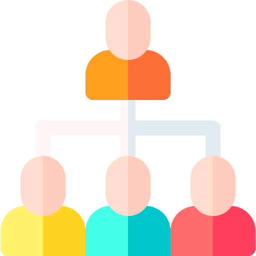 Manager network partner team management icon Manager network partner team management icon