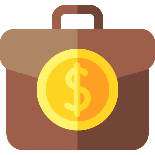 Travel suitcase travel dollar icon Travel suitcase travel dollar icon