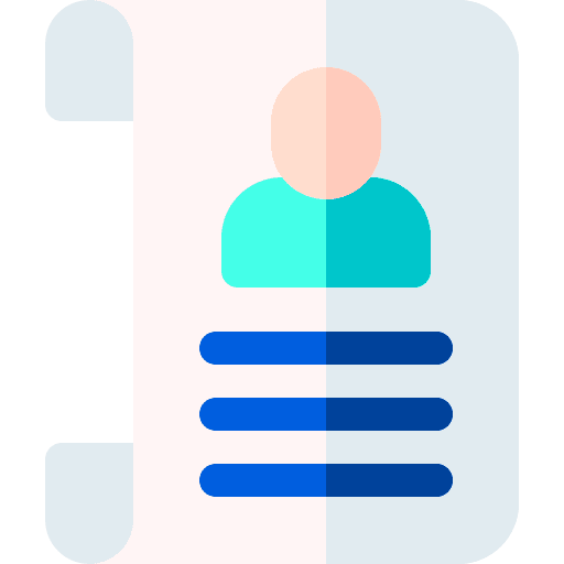 Cv files and folders application business icon Cv files and folders application business icon