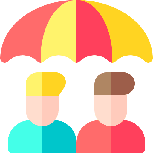 Insurance security safety umbrella icon Insurance security safety umbrella icon