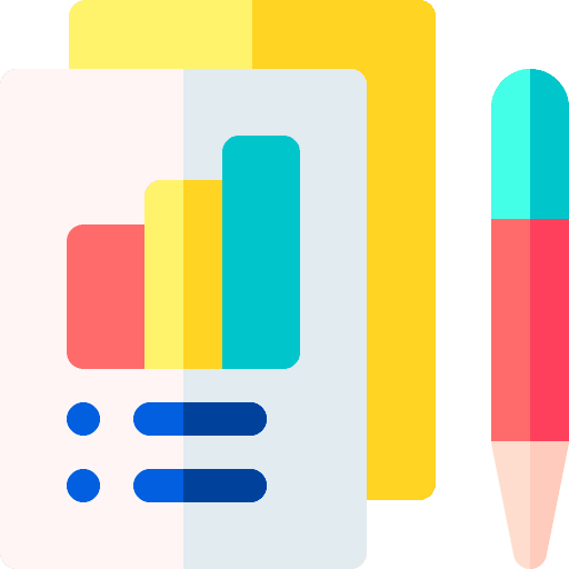 Report business and finance analysis market icon Report business and finance analysis market icon