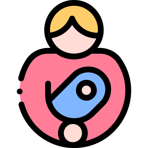 Maternity baby kid and baby mothers day icon
