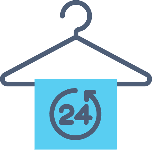 24 hours delivery 24 hours delivery washing service icon