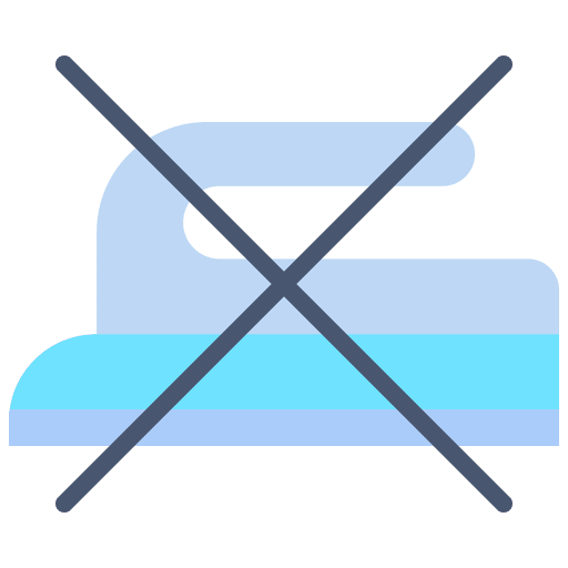 Do not iron do not iron shapes and symbols sign icon