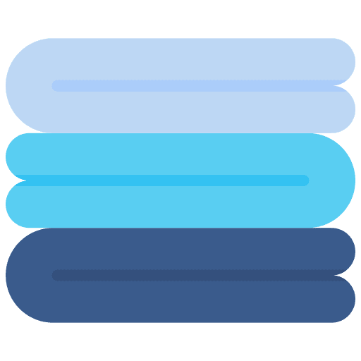 Towel wellness laundry textile icon
