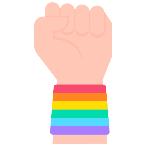 Power up queer gay lgbt icon