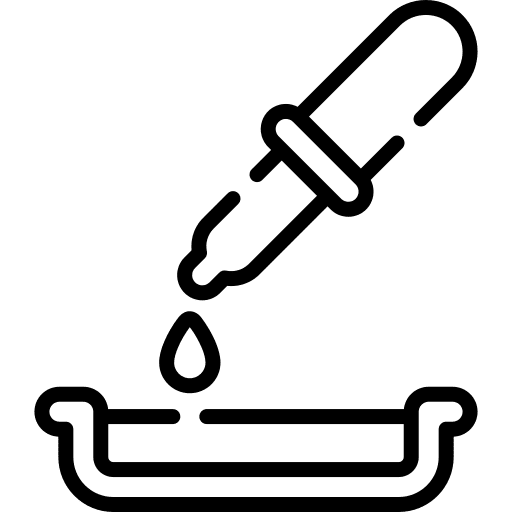 Petri dish fluid nature drop icon