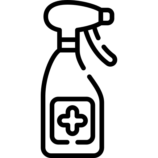 Spray hygiene disinfectant spray bottle icon