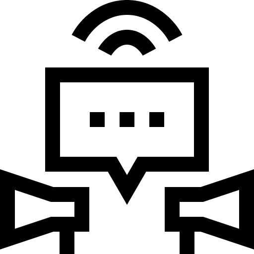 Pr pr marketing internet connection icon