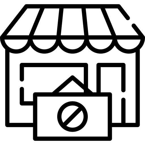 Store store architecture and city shop icon