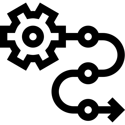 Procedure process cogwheel gear icon Procedure process cogwheel gear icon