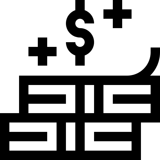Budget budget dollar stack icon Budget budget dollar stack icon